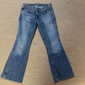Vintage Silver Jeans Women's Flare Blue Denim